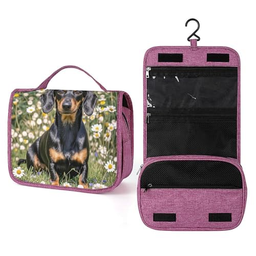 Trousse de toilette imperméable teckel de qualité supérieure femme