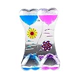 Flüssigbewegungs -Timer lustiges sensorisches Spielzeug zur Entspannung schwimmender Farbe Lava Lampen Timer - Unglaublich effektives beruhiges Spielzeug für Kinder entspannende Flüssigkeit Bubbler f