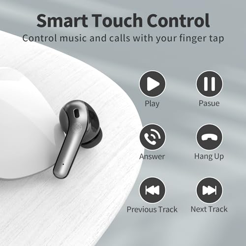 image for TAGRY True Wireless Earbuds 60H Playback Bluetooth Headsets IPX5 Water