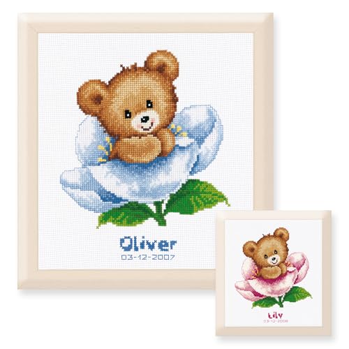 Vervaco Counted Cross Stitch kit Cute Bear, DIY