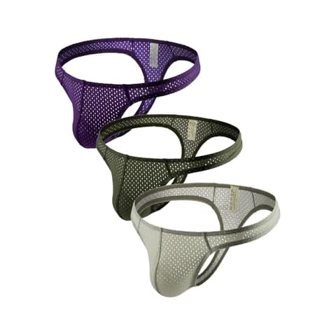 Men's Breathable Mesh G-String Thong Underwear Cover