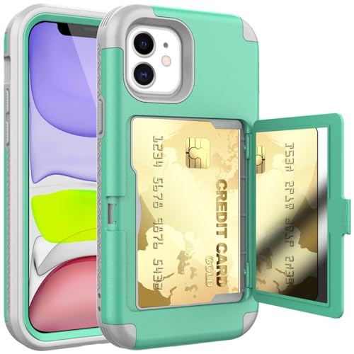 Coque double couche iPhone 12 antichoc militaire béquille et porte-cartes