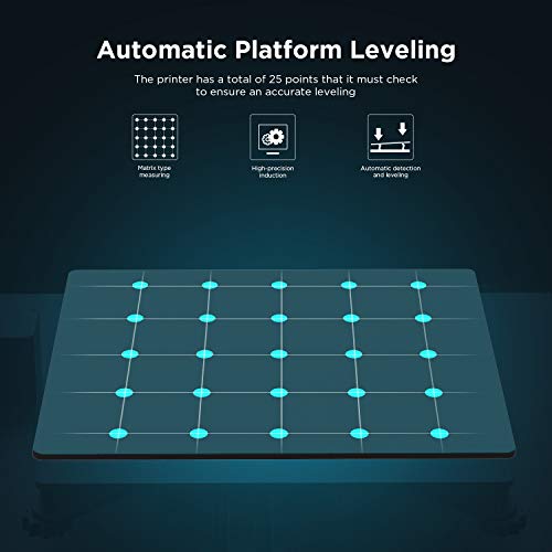 3D Drucker, 3D Printer mit 2,8 Zoll Touchscreen, Große Druckbereich von 220 x 220x 250 mm, Automatische Nivellierung, Heizbett für 1,75 mm Filament PLA, ABS (3D-ET4) - Image 3