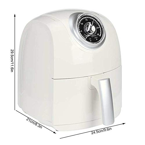 kerryshop Tragbare elektrische Friteuse 3.2L Luft Fritteuse Ölfreie Hühnerluftfräser Temperatursteuerung Elektrische… – Bild 3