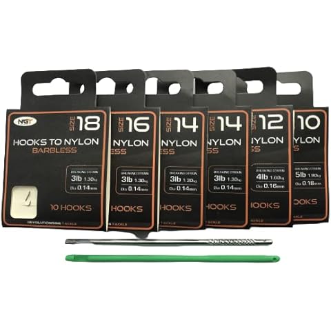 TFS Angling Barbless Hooks with Disgorgers Cover