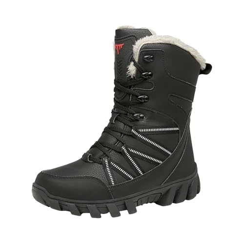 Generisch Zapatos de hombre azul 40.5 engrosado, antideslizante, cálido, para invierno, botas de hombre, al aire libre, noreste, zapatos de algodón alto, zapatos de diseño, zapatos de hombre, tipo 64,