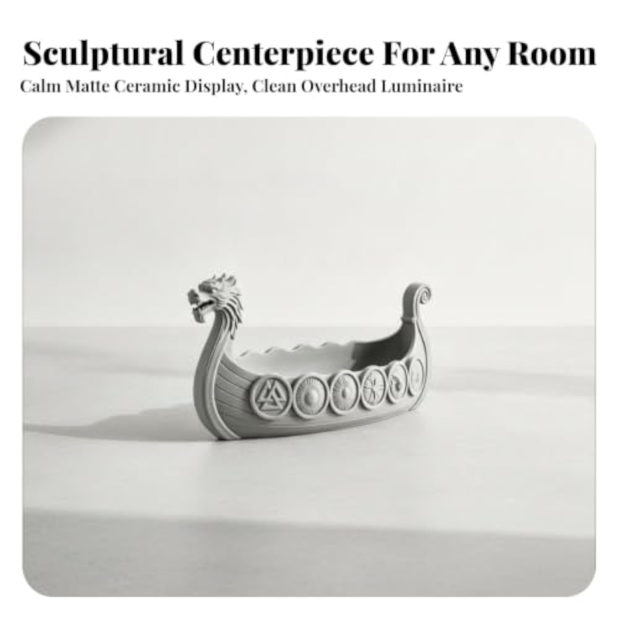 Rustic Dragon Boat Decorative Storage Box