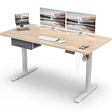 【Réglage électrique de la hauteur】 Bureau électrique réglable en hauteur Homall, plage de hauteur de 73 cm à 118 cm, réglage par simple pression. Passez de la position assise à la position debout à votre guise, ce qui est bénéfique pour la santé physique et mentale et améliore la concentration. Un choix idéal pour le travail de bureau des adultes et les études des enfants/adolescents.