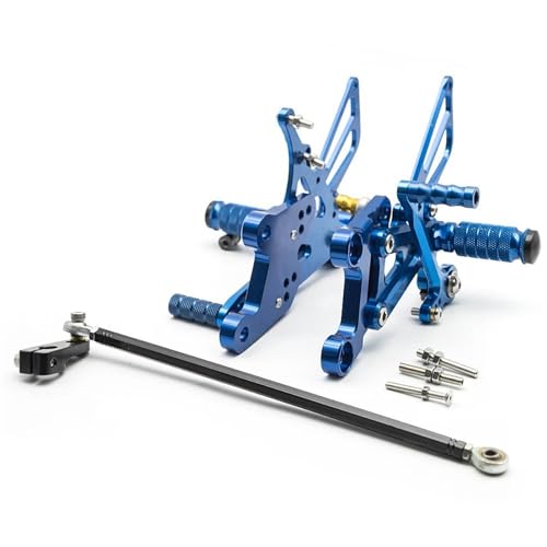 Cale pied moto pour YZF-R125 repose-pied aluminium CNC bleu pour MT125