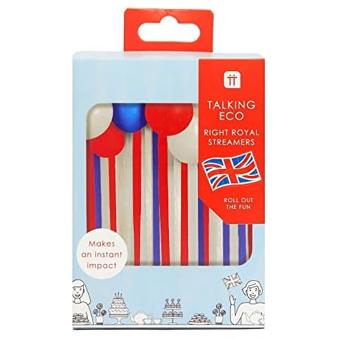 Red White and Blue Party Streamers by Talking Tables Cover