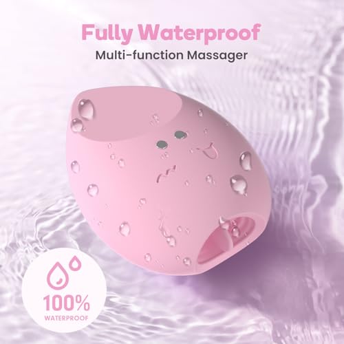 MANFLY Electric Travel Massager, Powerful - Waterproof - Handheld Mini Massage Tool (Pink) - Image 2