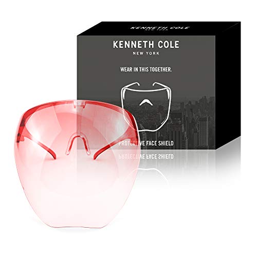 Kenneth Cole Gogglestyle - Escudo Facial con Cobertura de Seguridad de 180°, protección Unisex (Rojo) Cover