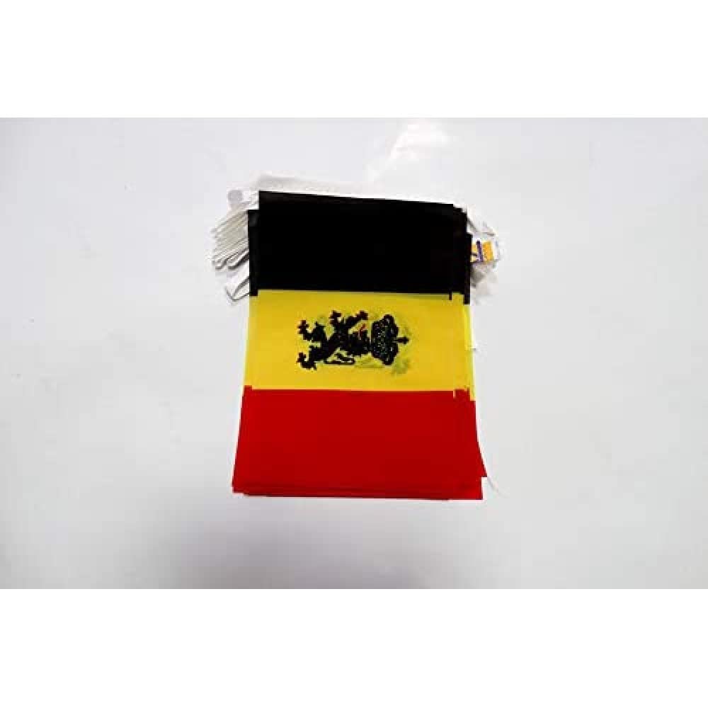 AZ FLAG Guirnalda 6 Metros, 20 Banderas de Ecuador 21x15 cm, Bandera Ecuatoriana 15 x 21 cm - Banderines — view 87
