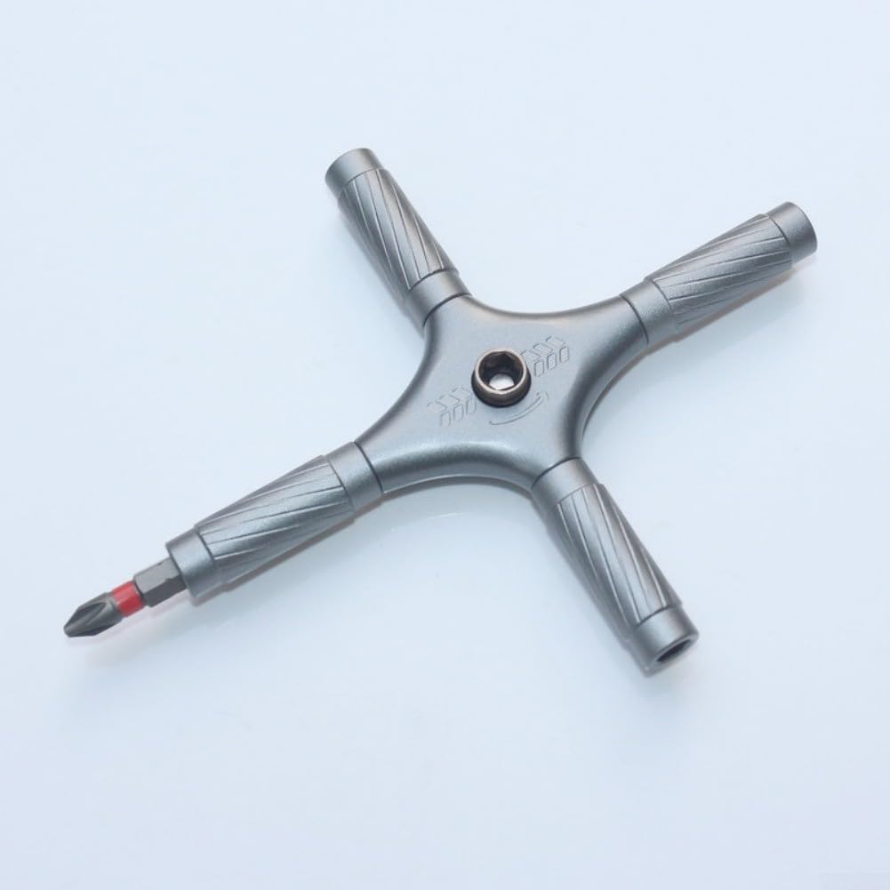 Set di cacciaviti di precisione con 34 punte magnetiche, kit di cacciaviti a cricchetto in lega di acciaio per riparazione di orologi elettronici