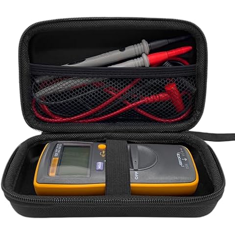 ICIMBI Case for Fluke 101/106/107 Handheld Digital Multimeter, EVA Drop-Resistant Meter Case(Case Only) Cover