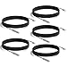 DROK 5Pcs 10k B3950 Temperature Probe, -25 to 125 Degree Celsius Temp Sensor, 3 Meters 9.8 Feet Sensitive Stainless Steel NTC Temperature Sensor Probe