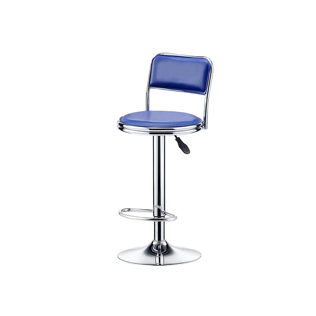 Chaise haute rotative bleue à dossier ergonomique pour repas en famille
