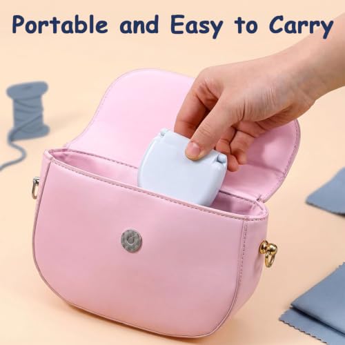 Image of HASTHIP 2 Pack Travel Sewing Kit Portable Mini Compact Sewing Repair Box Set with Threads Needles Little Scissors for Home Traveling or Emergency Repair