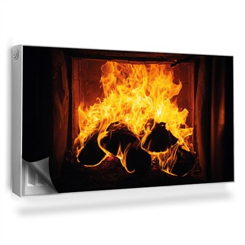 Cache Radiateur 110x60 cm avec Tapis Design Couverture Magnétique