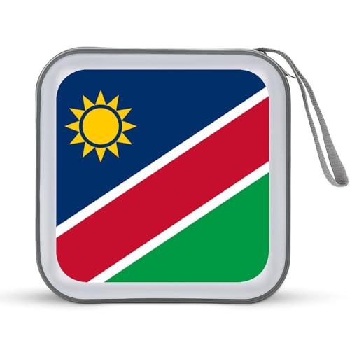 Namibia Flag CD Case DVD Storage Case Portable
