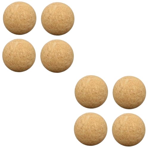 PHENOFICE 2sets Wooden Foot Table Footballs Tabletop Soccer Ball Boys and Girls Toys Fun for Rainy Days 4pcs*2