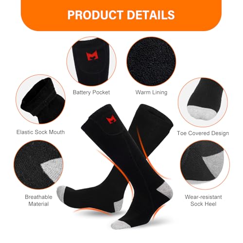 Kuomih Heated Socks For Men Women thumb #2