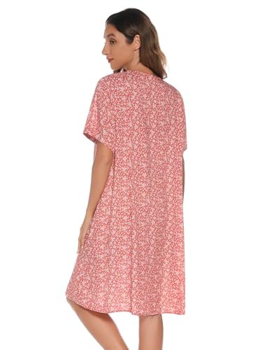 Image of Yozly Women Cotton Ankle Length Night Gown