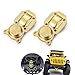 Produktbild XUNJIAJIE Brass 2pcs Brass Diff Cover,Front/Rear Axles Housing Cover for Axial SCX24 1/24 Deadbolt RC Crawler Car Upgrades Zubehör