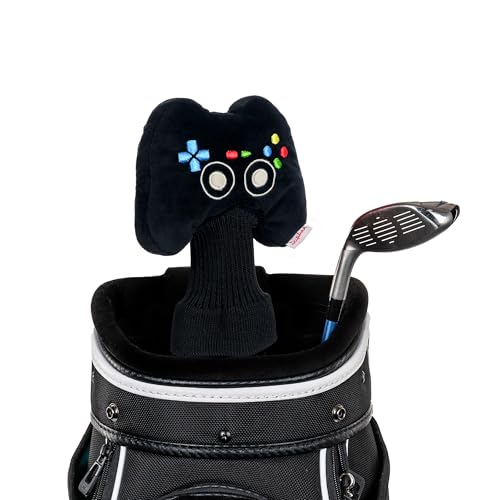 Daphne’s Game Controller Hybrid Headcover | Premium Hybrid and Fairway Wood Headcovers | Funny Golf Club Covers | Stylish Protection for Your Clubs | Men's Golf Gear | Headcover for Men and Women