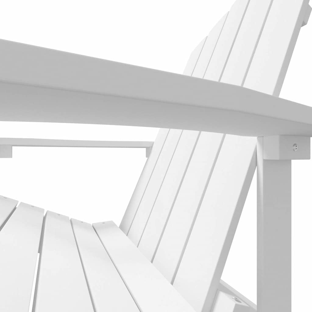 Adirondack krzesło ogrodowe HDPE białe