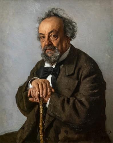 Cuadro de Ilya Repin para dormitorio: lienzo artístico de 60x90cm ideal para salones modernos