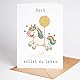 Lovely Cards - Geburtstagskarte Einhorn - ausgefallene Geburtstagskarte - Einhorn Geschenke für Mädchen - lustige Karte Mädchen 7 Jahre, 6 Jahre, 5 Jahre (DIN-A6)