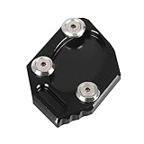 L'extension de pied de moto est de fabrication solide et le coussin d'extension de support est facile à installer et à personnaliser, adapté à la décoration simple des motos.