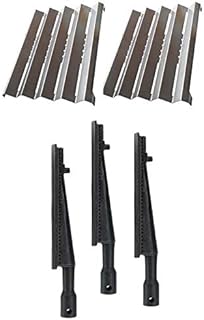 BBQ Repair Kit For Brinkmann 810-4415-0 (Pro Series 4415), 810-4415-1, 810-4415-2, 810-4415-3 (Pro Series 4415), 810-4675-0 (Pro Series 4675) Gas Models Includes 2 Heat Tamers and 3 Cast Burners