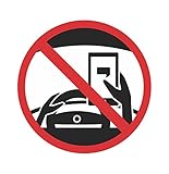 Vinyl Junkie Graphics No Texting and Driving Sticker/Decal