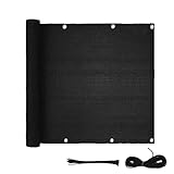 .Schützen Sie Ihre Privatsphäre: Der Balkon-Bildschirm kann visuellen, wind- und ultravioletten Schutz bieten.Auch für Pool- und Gartenbereich geeignet