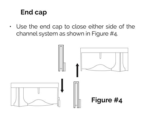 Image of URA WATER - End Cap for Black Plastic Drain UA-100 Series
