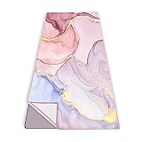 PRUKIVRA Non Slip Yoga Towel with Anchor Fit Corners,Mat Sized,Sweat Absorbent,Microfiber Hot Yoga T