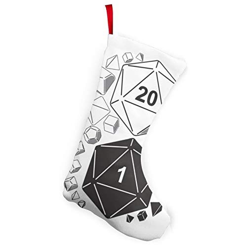 Dungeons and Dragons Yin Yang Christmas Stockings Xmas Party Decorations for Family Holiday Season Decor Santa Gifts Socks