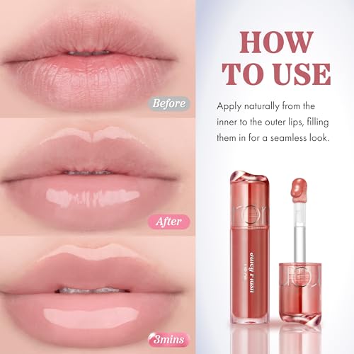 Image of rom&nd JUICY FLASH LIP OIL 03 PEACH STROBE