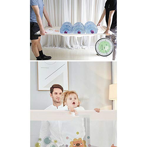 Barrera de cama infantil de 200cm lavable para evitar caídas 8