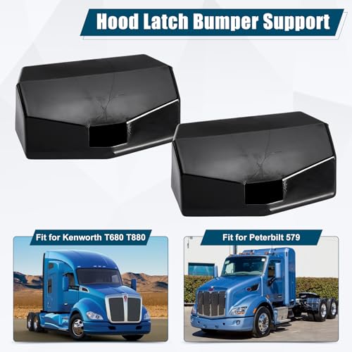 Pindex 2 Pack L85-6081 & L85-6082 Upper & Lower Hood Bumper Support Compatible with Peterbilt 567 579 Kenworth T680 T880 by Pindex - Used condition - Image 3