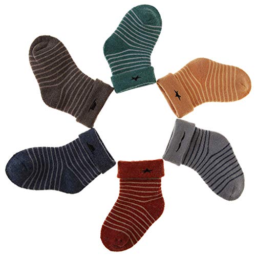 Z-Chen Set van 6 thermische wintersokken voor baby's en peuters - Image 4