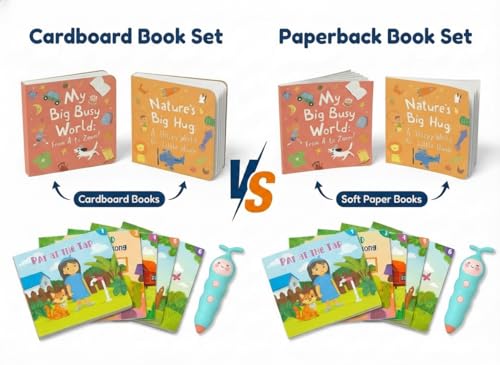 QuTZ Talking Pen Book Set, Learn to Read Sound Books, Learning Toys with 8 Tap to Read Books, 600+ Words & Fun Facts, 6 Phonics Story Books, 700+ Games, Educational Toy for Kids 3+ (Paperback Version) - Image 6