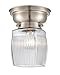 Innovations 623-1F-SN-G302-LED Colton 1 Light 8 inch Flush Mount, Brushed Satin Nickel
