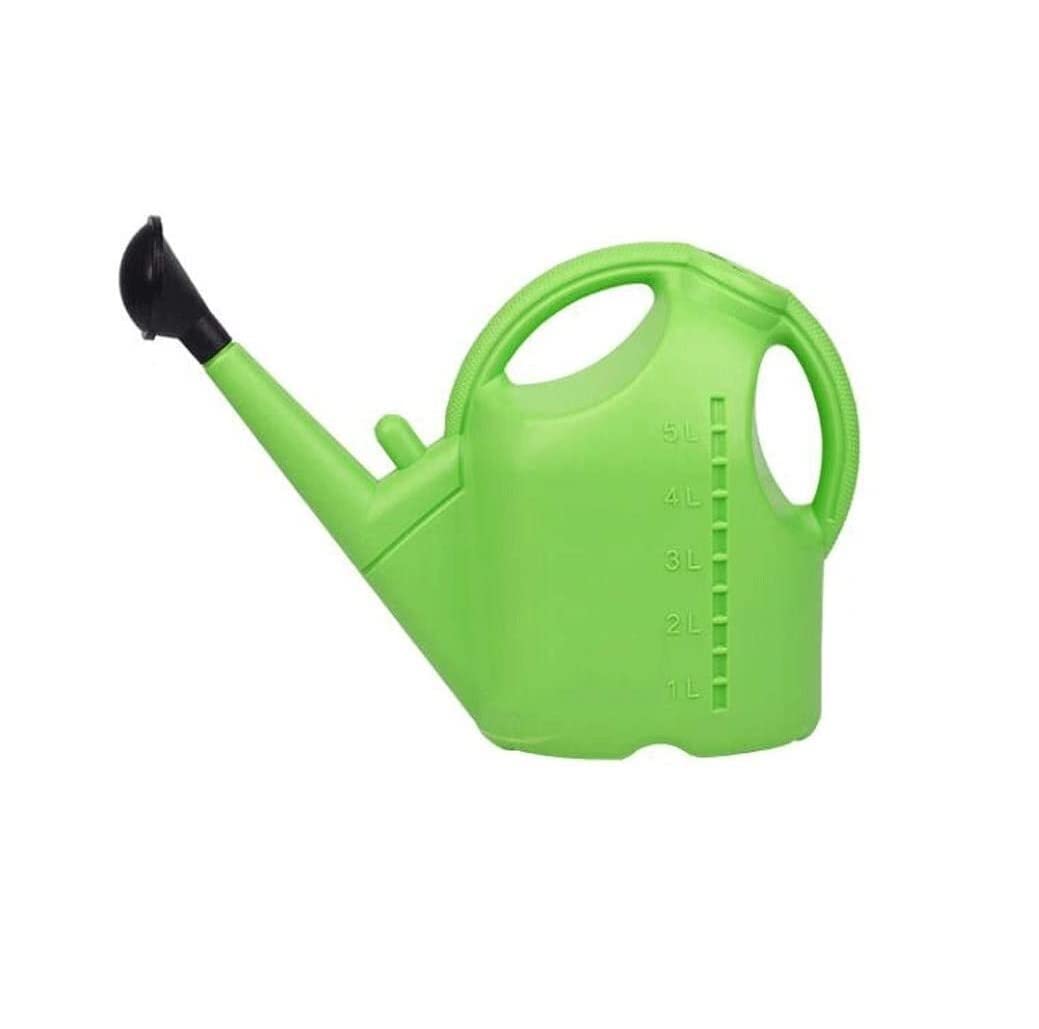 Gießkanne Gießkanne Aus Kunststoff Sprinkler Mit Großer Kapazität Für Gießen Von Gemüse Blumen Gartentopf Gartenarbeit(Grün,5L)
