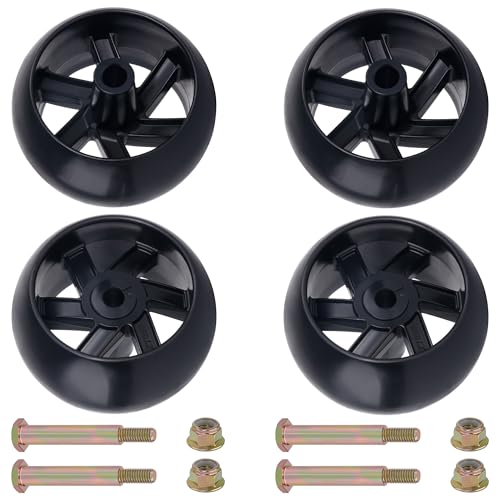 4 Pack Mower Deck Wheels Dazakoot Deck Wheels Fit 42 46 48 50 52 and 54 Decks Replace for Husqvarna 532174873 589527301 for Cub Cadet 753-04856A for MTD 133957 174873 734-03058 etc