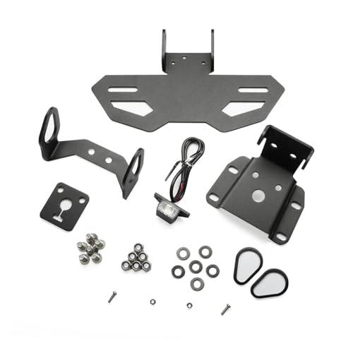 Support de plaque d'immatriculation réglable pour moto Yamaha R7 - 2