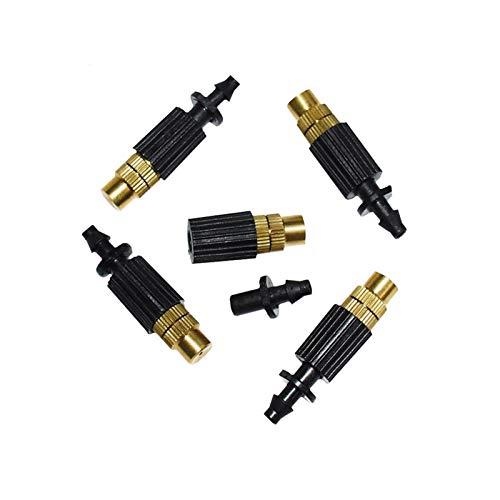 Conector dentado de 1/4" y boquilla atomizadora para evitar fugas en riego de jardín 7