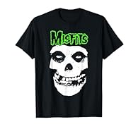 Band merchandise design. Official Misfits Merchandise Misfits T-Shirts for Men, Women, Girls and Boys; Misfits Apparel; Misfits Tees; Misfits T-shirt for Adults Lightweight, Classic fit, Double-needle sleeve and bottom hem